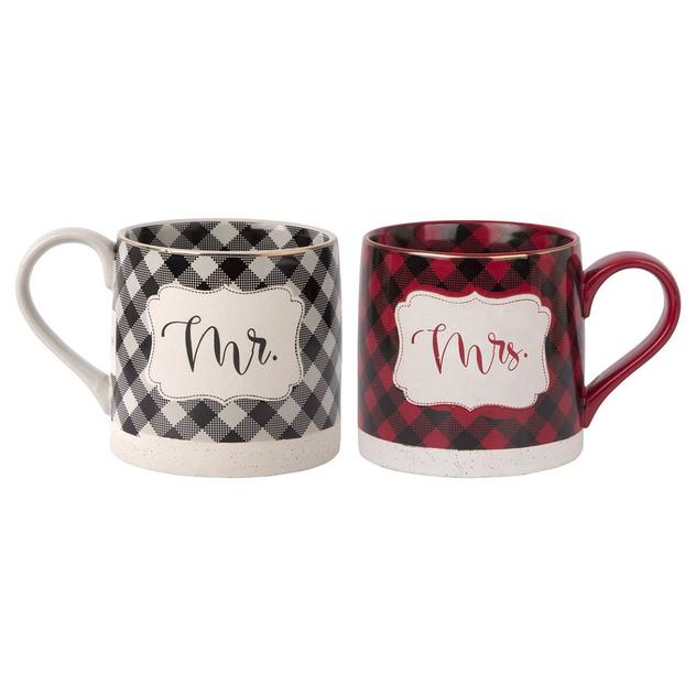 Home Essentials 2pc. Mr. & Mrs. Mugs