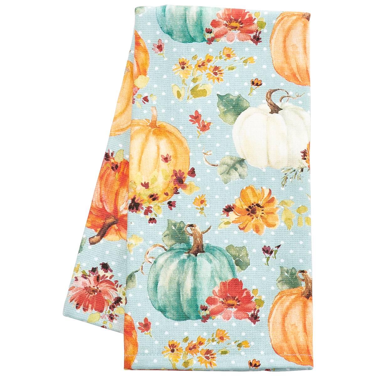 Kay Dee Aj Pumpkin Toss Dual Purpose Terry Kitchen Towel