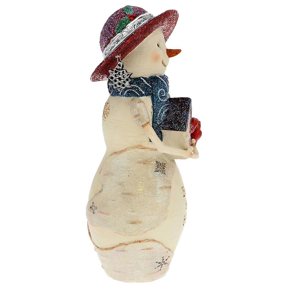 Pavilion 6.5in. Bless This Home Snowman with Birdhouse