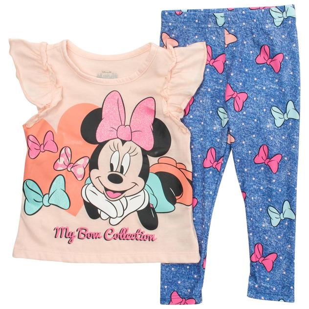 Toddler Girl Disney Minnie Bow Collection Tee & Leggings Set