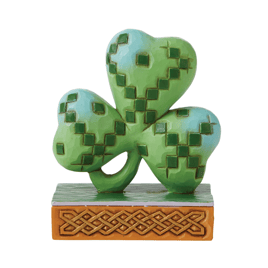 Jim Shore Heartwood Creek Mini Shamrock Figurine