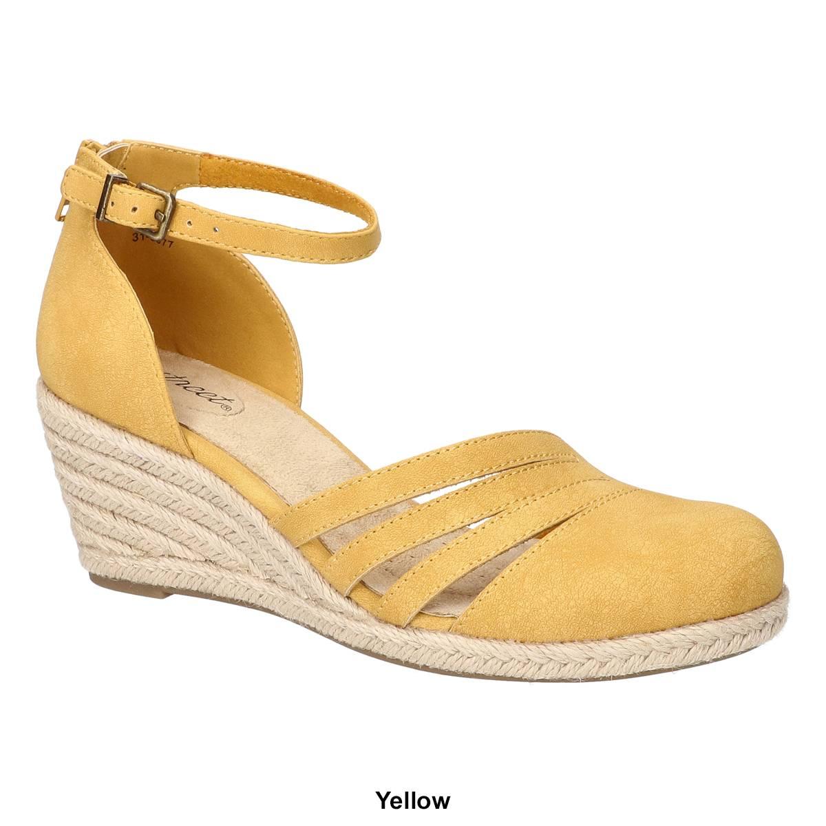 Womens Easy Street Daytona Espadrille Wedges Sandals
