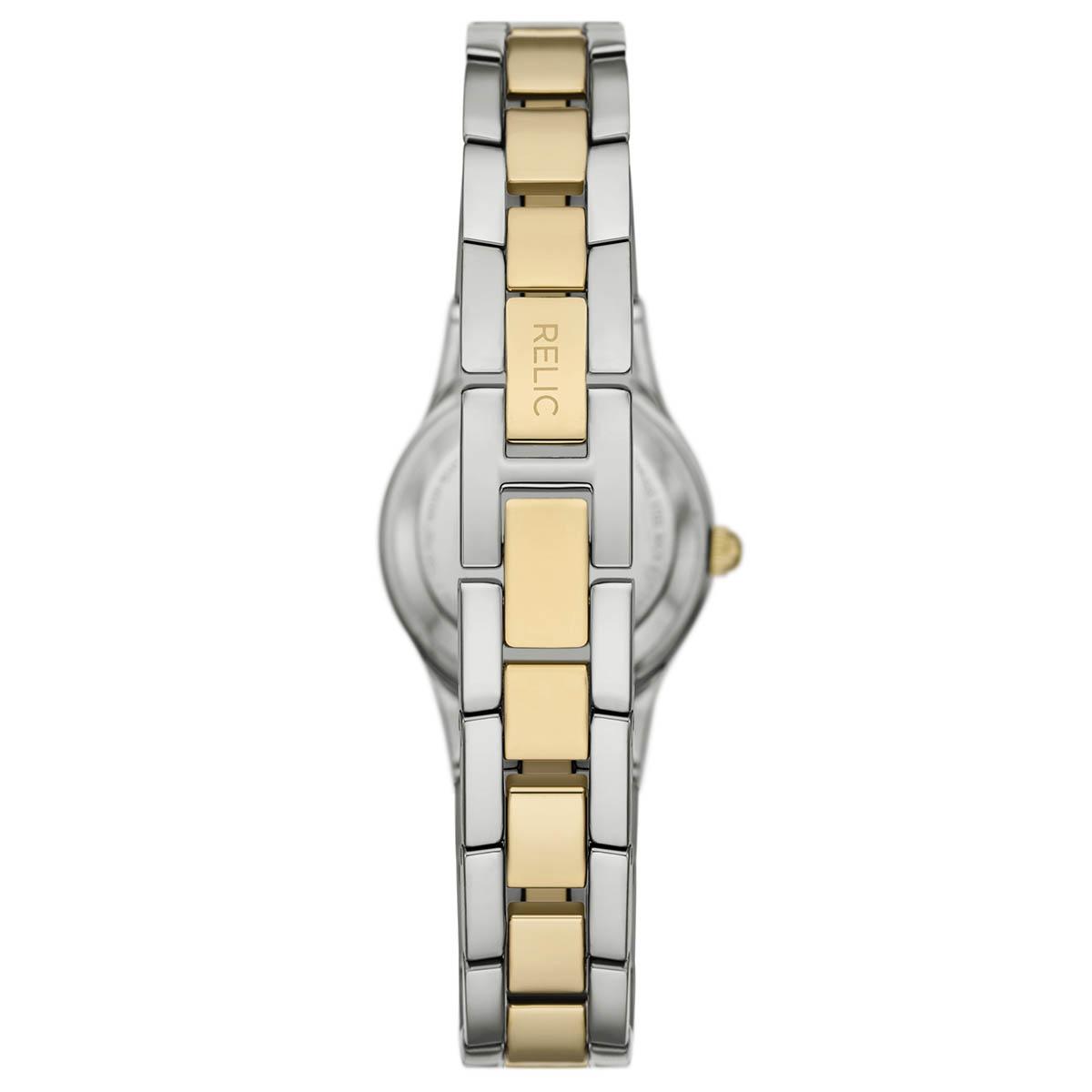 Womens RELIC by Fossil Charlotte Two-Tone Metal Watch - ZR34655