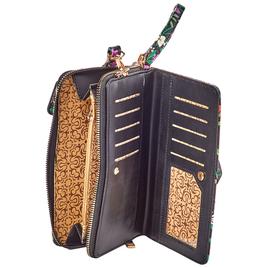 Womens DS Fashion North/South Crossbody Wallet with Tech Window