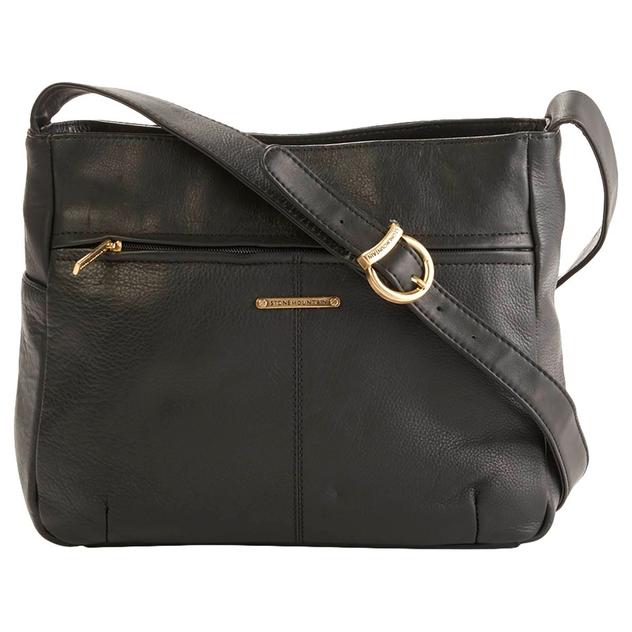 Stone Mountain Solid Multi-Compartment Shoulder Bag
