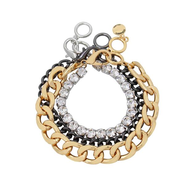 Steve Madden Tennis Bracelet Set