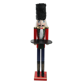 Northlight 48.25in. Red & Black Christmas Butler Nutcracker