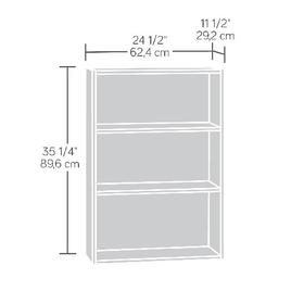 Sauder Beginnings 3 Shelf Bookcase - White