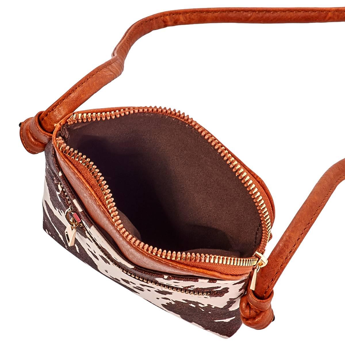DS Fashion Cow North/South Crossbody