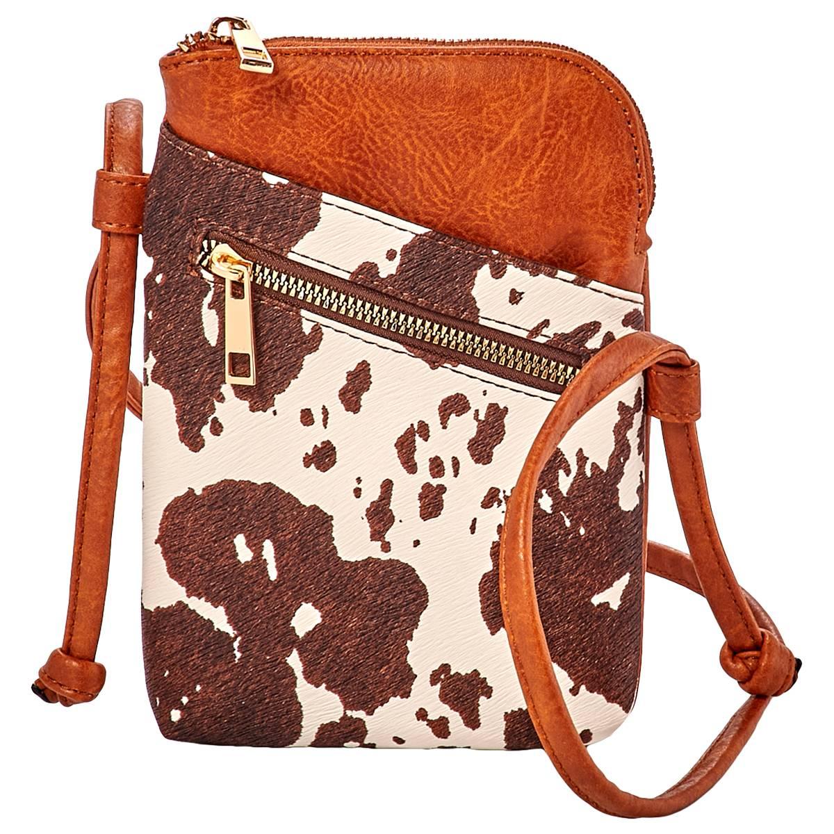 DS Fashion Cow North/South Crossbody