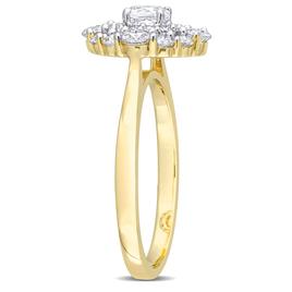 Gemstone Classics™ 10kt. Yellow Gold 1ctw. Moissanite Ring