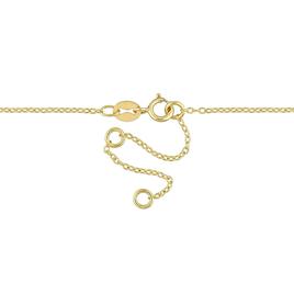 Gold Plated 1/8ctw Lab Grown Diamond Necklace