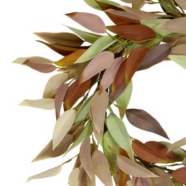 Northlight Seasonal 22in. Neutral Fall Colored Leaves Wreath