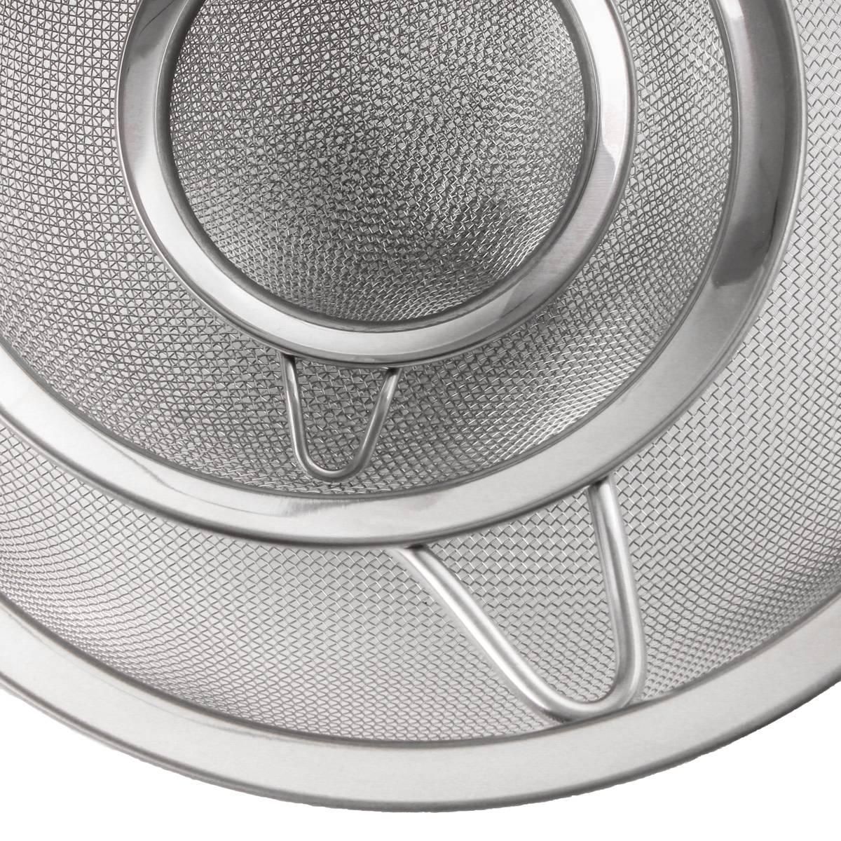 BergHOFF Essentials 18/8 Stainless Steel 5in. Fine Mesh Strainer