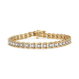 Haus of Brilliance 2.0ctw. Diamond Wave Link Bracelet