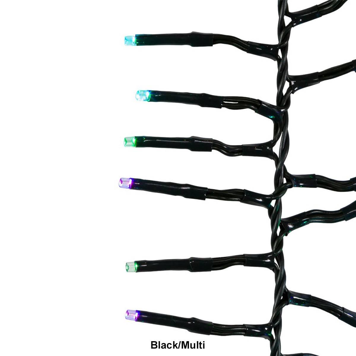 Kurt S. Adler 15.7ft. RGB LED Cluster Garland Christmas Lights