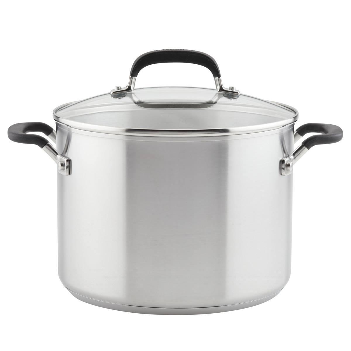 KitchenAid(R) Stainless Steel Covered Stockpot - 8qt.