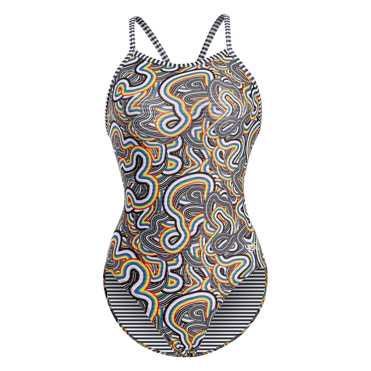 Womens Dolfin® Uglies V-Back Embrace One Piece Swimsuit