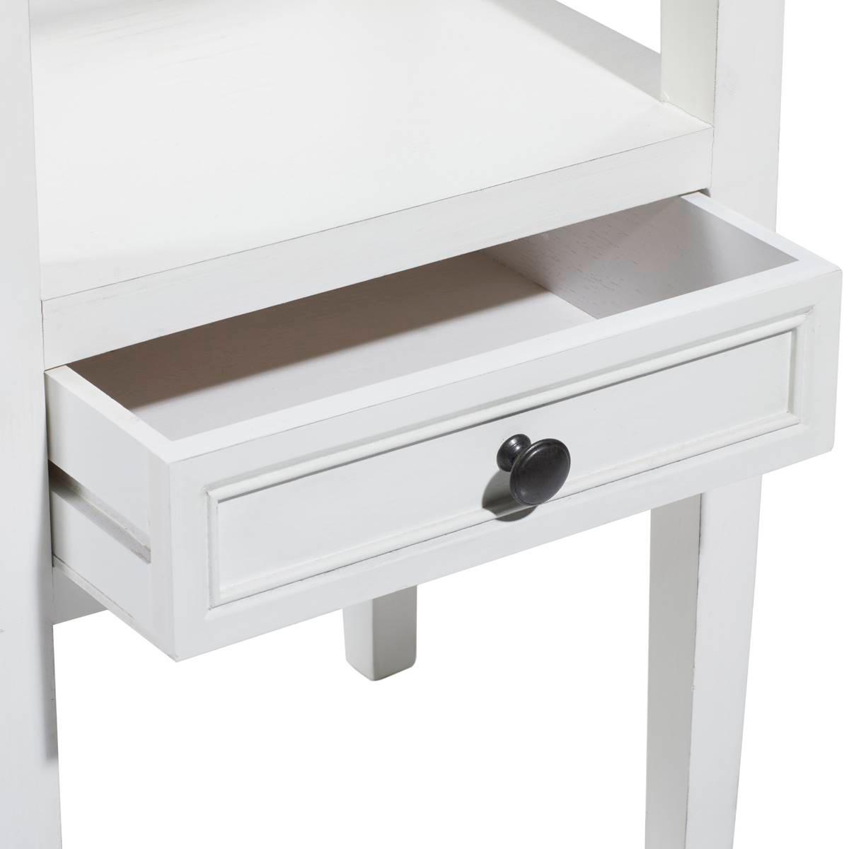 9th & Pike® White Pine Traditional Accent Table