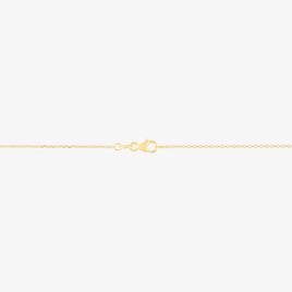Gold Classics™ Paperclip Station Center Cable Chain Necklace