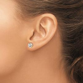 Pure Fire 14kt. Yellow Gold 2ctw. Certified Lab Diamond Earrings