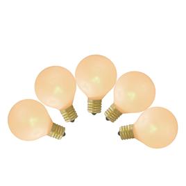 Northlight Seasonal 10ct. Pearl White G50 Globe Replacement Bulbs