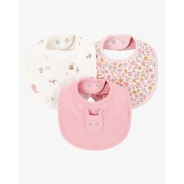Baby Girl Carter''s(R) 3pk. Home Grown Bibs