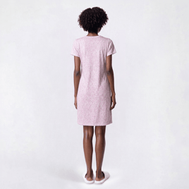 Womens Laura Ashley® Cotton Ditsy Lace Henley Nightgown