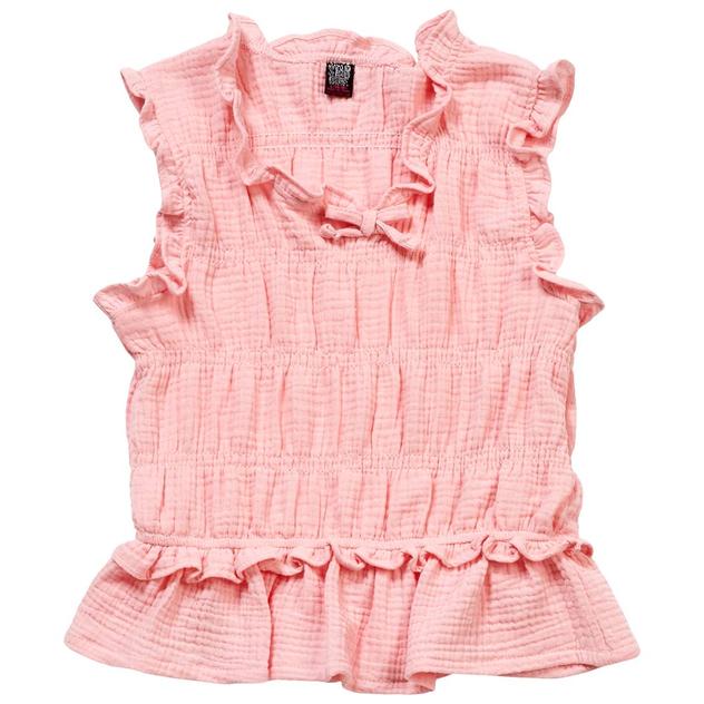Girls (7-16) Star Ride® Sleeveless Smocked Ruffled Top