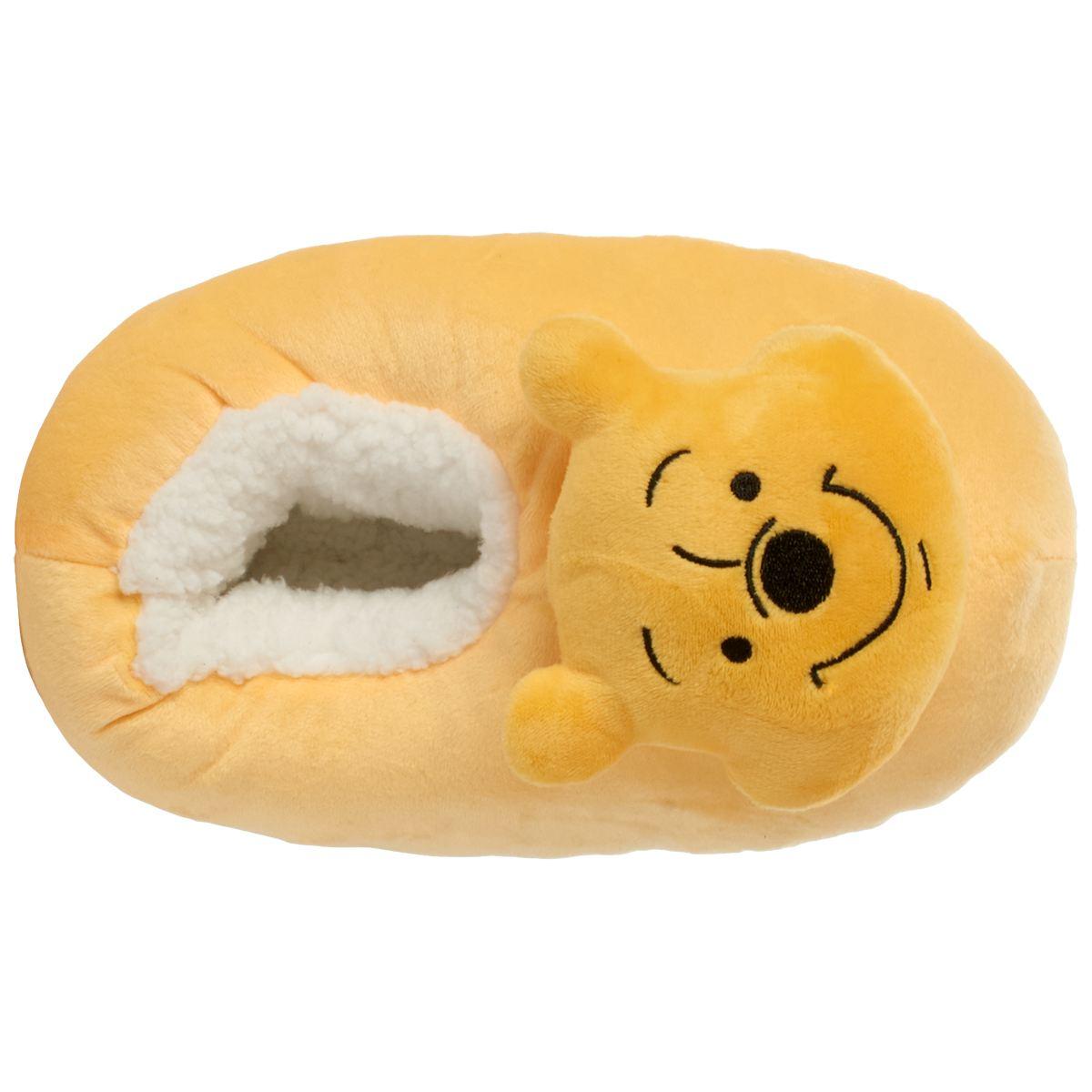 Womens Fuzzy Babba Winnie The Pooh Pillow Slippers