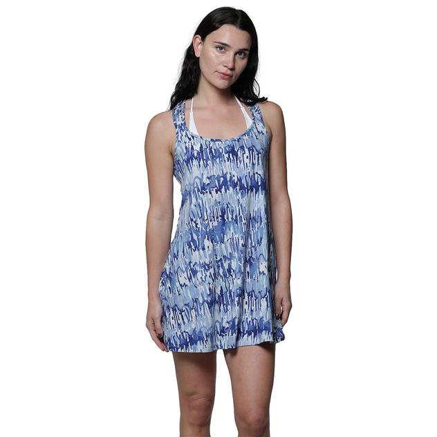 Womens J Valdi Verano Macrame Back Swim Dress Cover-Up