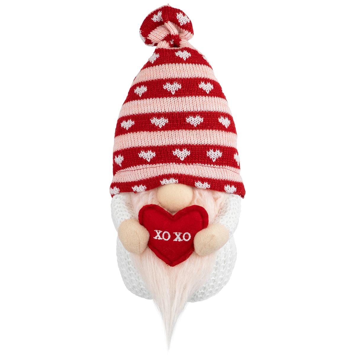 Northlight Seasonal Plush XOXO Valentine''s Day Gnome