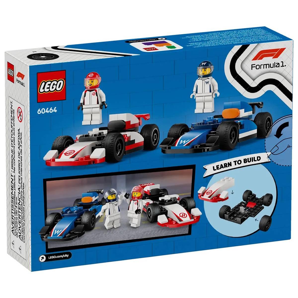 LEGO® CITY F1® Williams Racing & Haas F1® Race Cars Building Kit