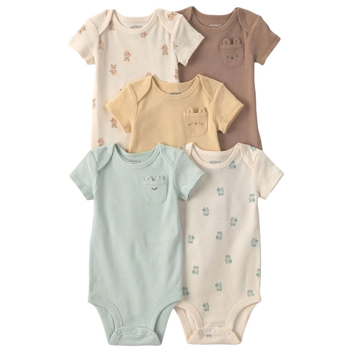 Baby Boy (NB-24M) Carter''s In Frogs Bears Lions 5Pk Bodysuit
