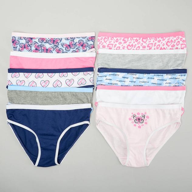 Girls (7-12) Limited Too™ 10pk. Mixed Butterfly Bikini Underwear