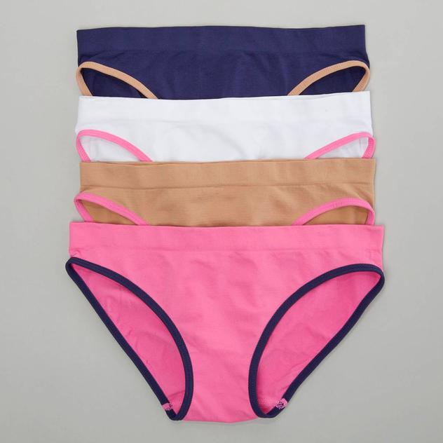 Girls Sweet Princess 4pk. Seamless Bikini Underwear
