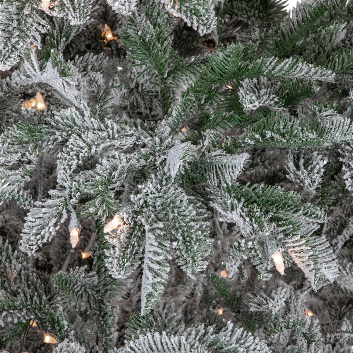 Northlight 6.5ft. Real Touch™ Pre-Lit Flocked Fir Christmas Tree