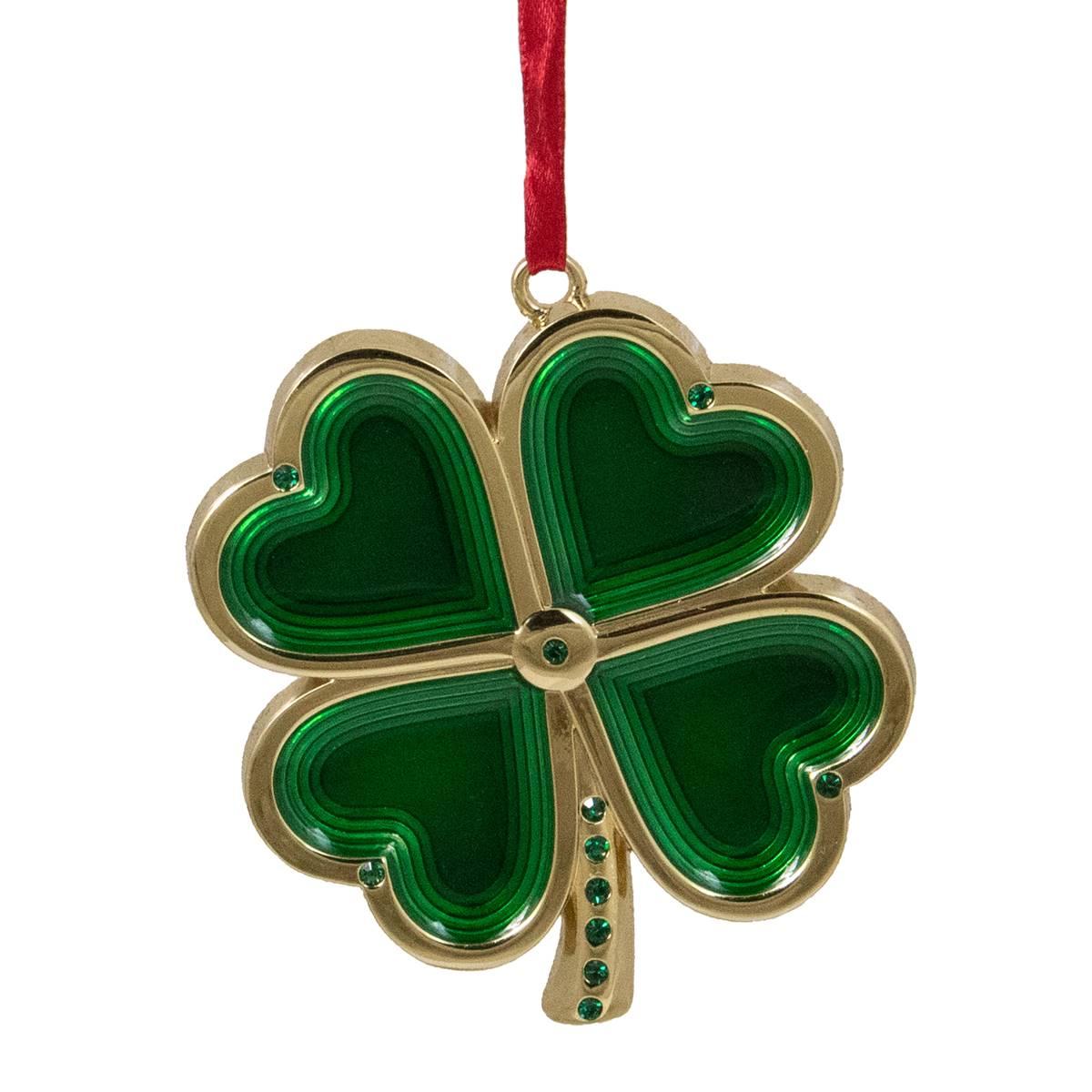 Northlight Seasonal 3.25in. Shamrock Christmas Ornament
