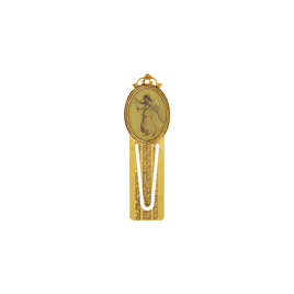 Symbols of Faith Gold-Tone Annunciation Angel Bookmark