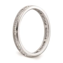 Pure Fire 14kt. White Gold Lab Grown 1/2ctw. Eternity Band