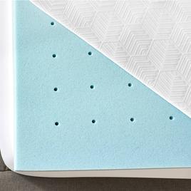 Bodipedic™ 3in. Gel-Infused Memory Foam Mattress Topper w/ Cover