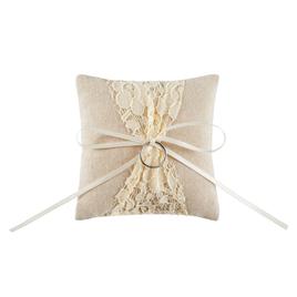 Best Furry Friends Rustic Ring Bearer Collar Pillow