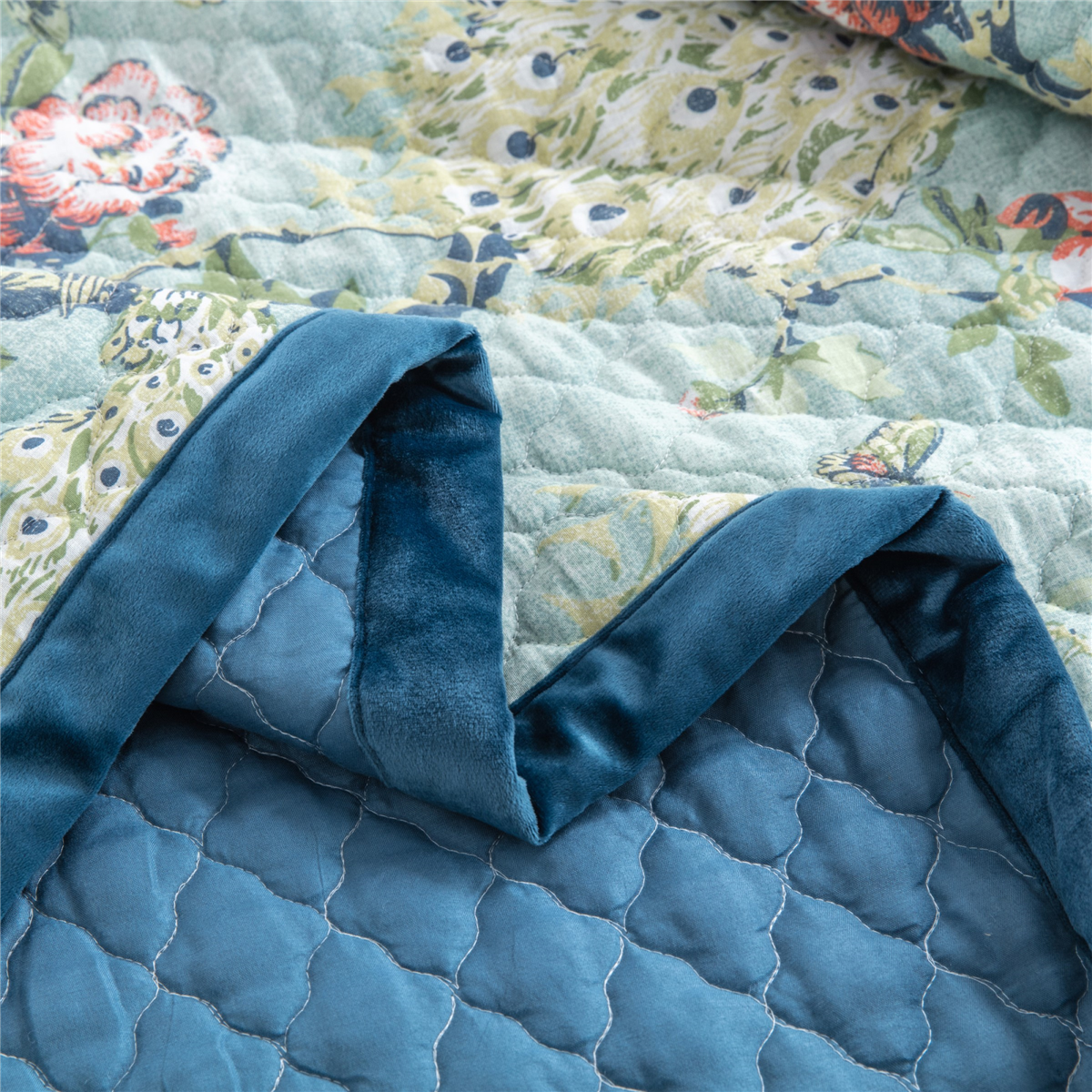 Greenland Home Fashions™ Pavona Reversible Quilted Throw Blanket