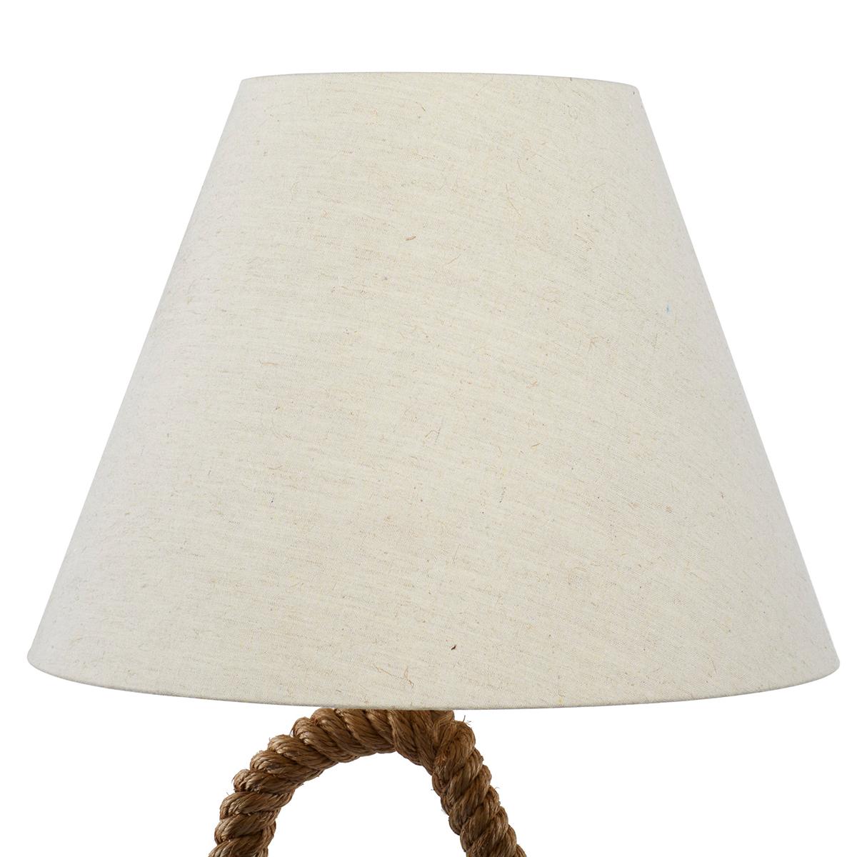 9th & Pike® Brown Jute Rustic Floor Lamp