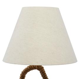 9th & Pike® Brown Jute Rustic Floor Lamp