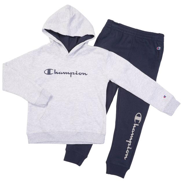Boys (4-7) Champion® Tonal Hoodie & Joggers - Grey Heather