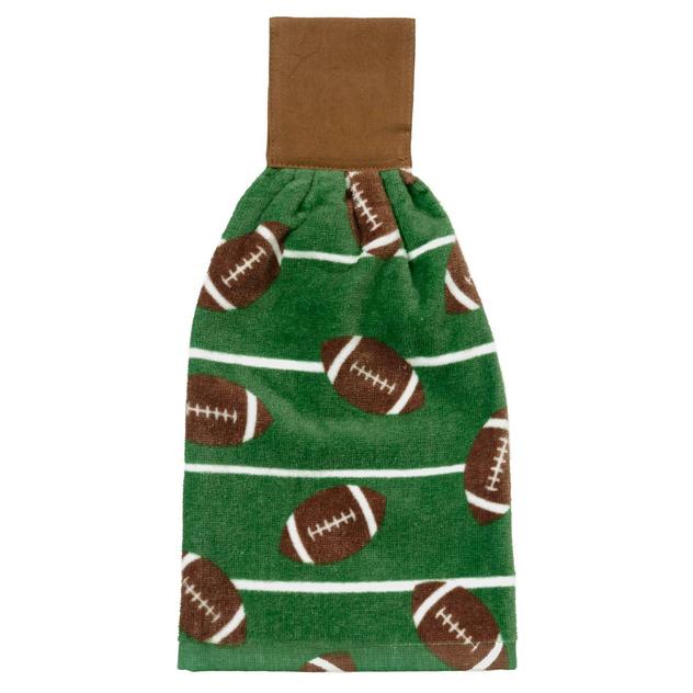 Football Field Fiber Reactive Tie Kitchen Towel
