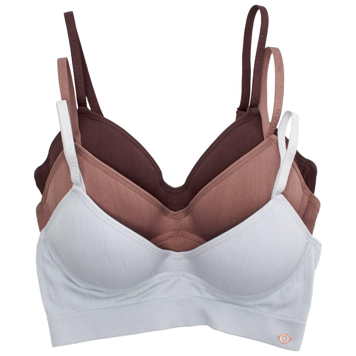 Womens Danskin 3Pk Seamless Moled Bra DS3951-3PKS