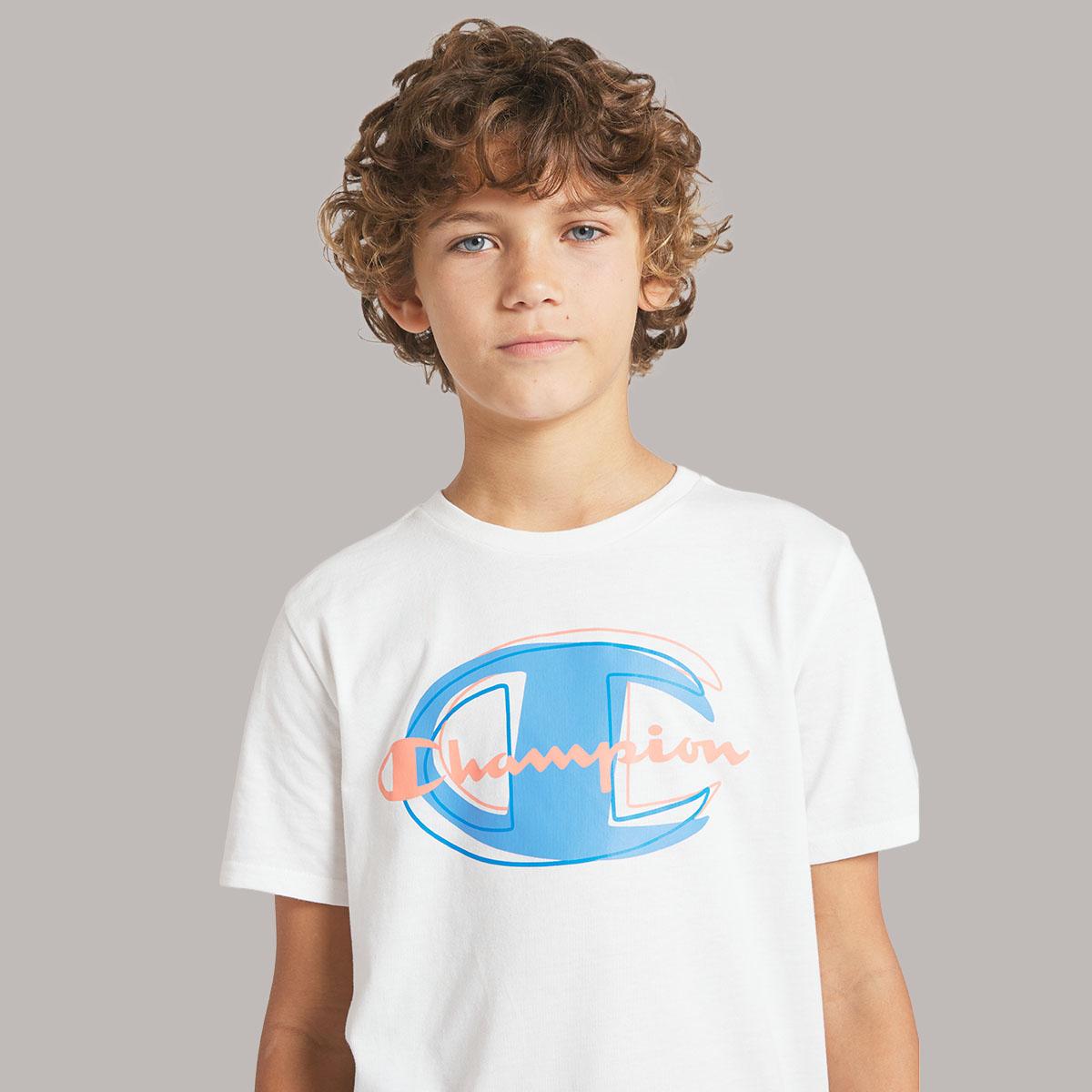 Boys 8-20 Champion Graphic Short Sleeve Tee - White
