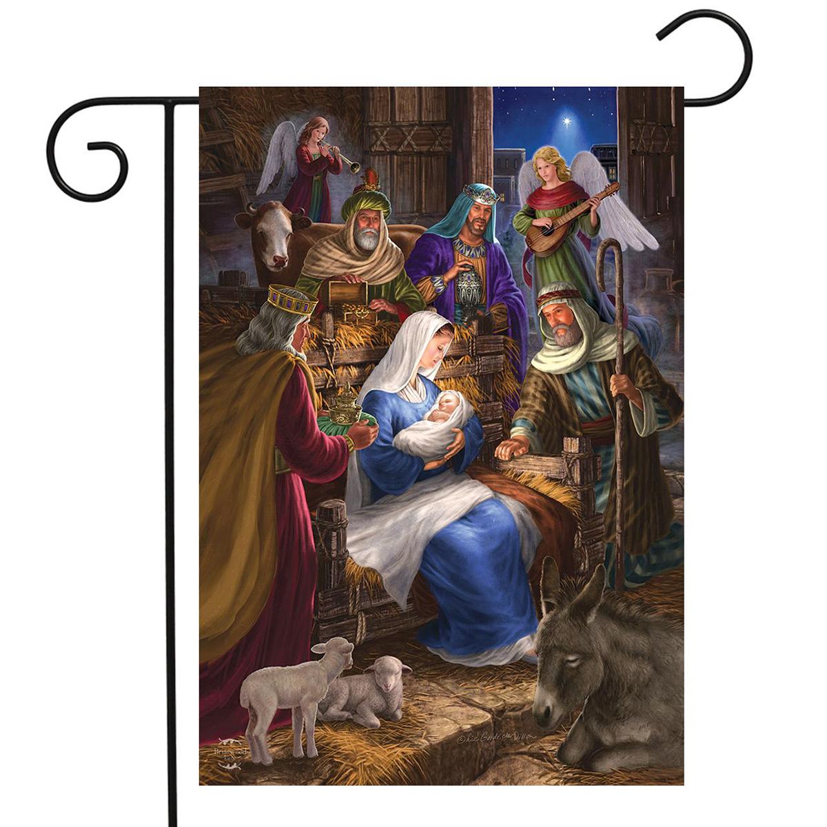 Briarwood Lane Holy Family Garden Flag